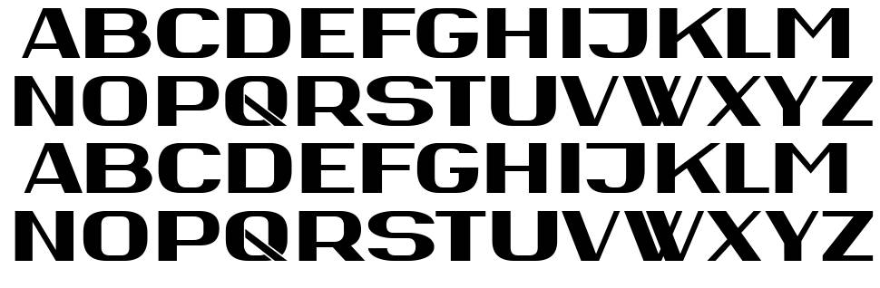 Bucato font specimens