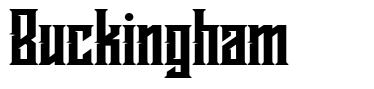 Buckingham шрифт