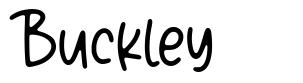 Buckley font