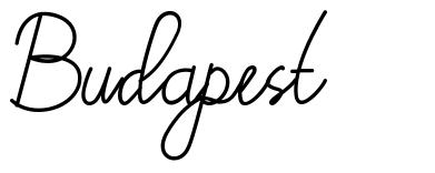 Budapest шрифт