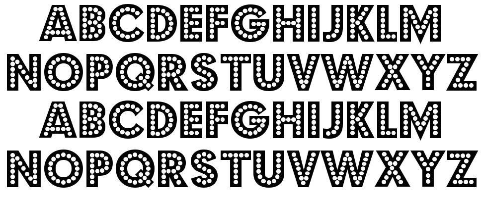Budmo Jiggler + Jigglish font specimens