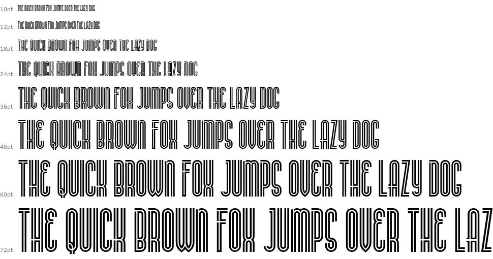 Buenos Aires NF font Waterfall