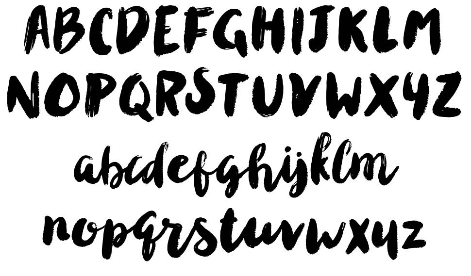 Buenos Script font specimens