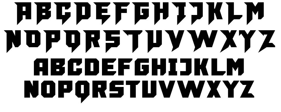 Bufelos font Örnekler