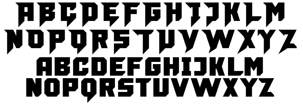 Bufelos font specimens