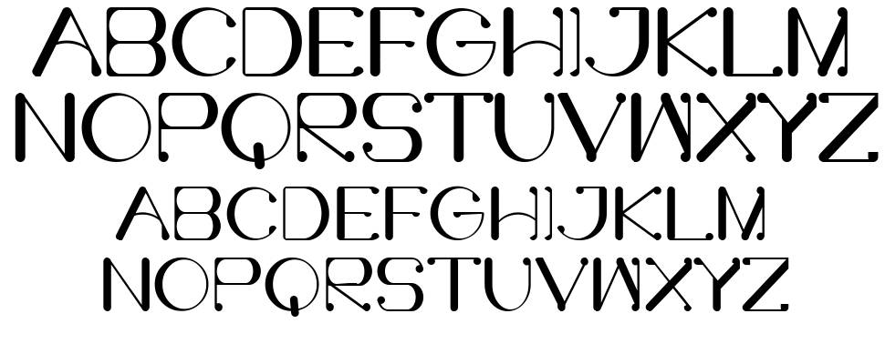 Bufferly Serif czcionka Okazy