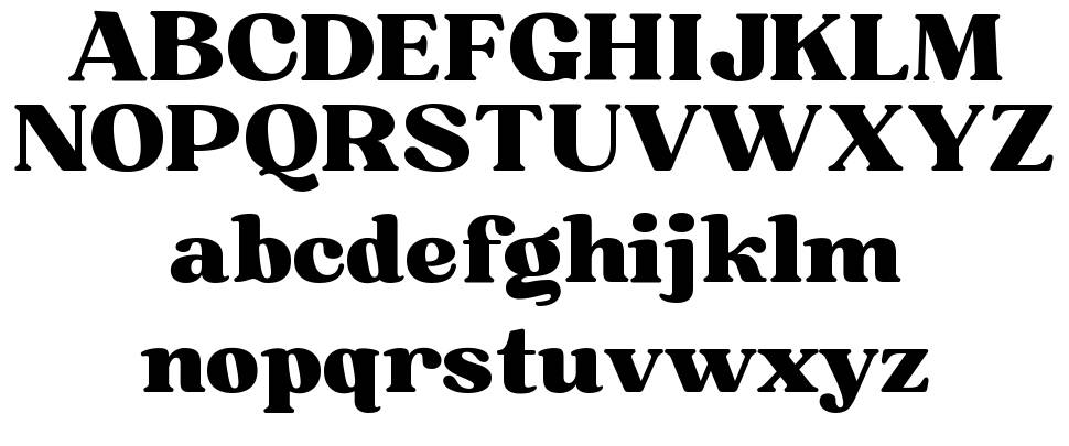 Bugaki font specimens