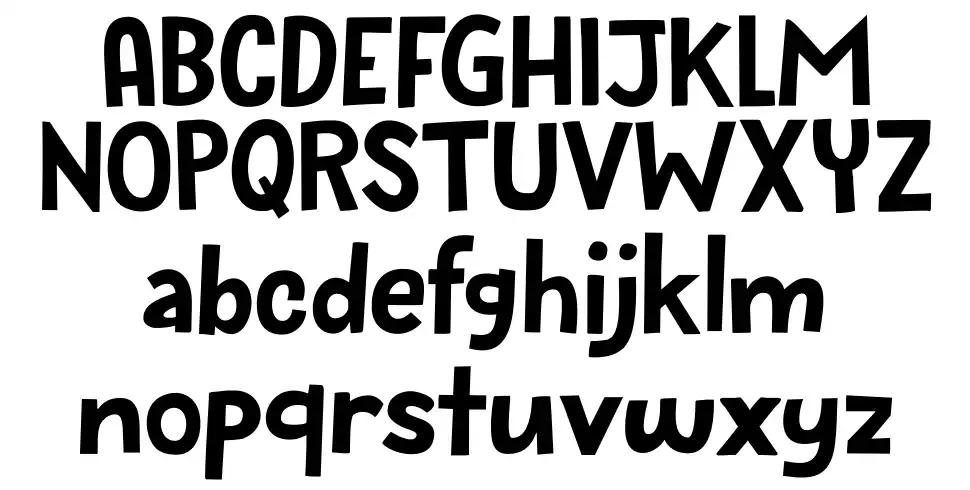 Bugbear font specimens