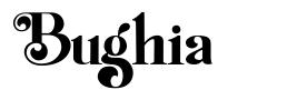 Bughia 字形