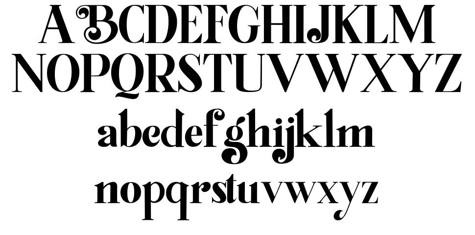 Bughia font Örnekler