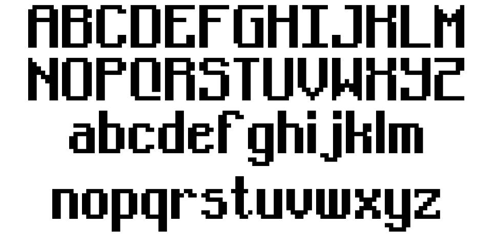 Bugsmirc font Örnekler