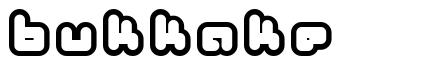 Bukkake шрифт