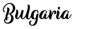 Bulgaria font