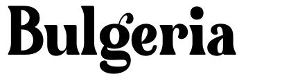 Bulgeria font