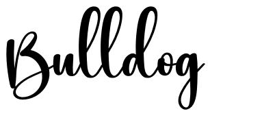 Bulldog шрифт