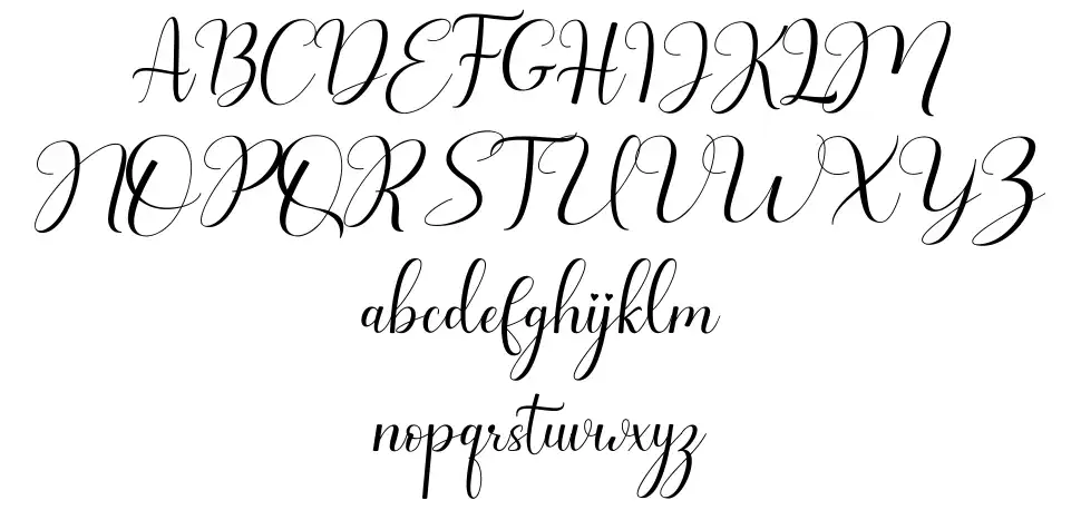 Bullgari font specimens