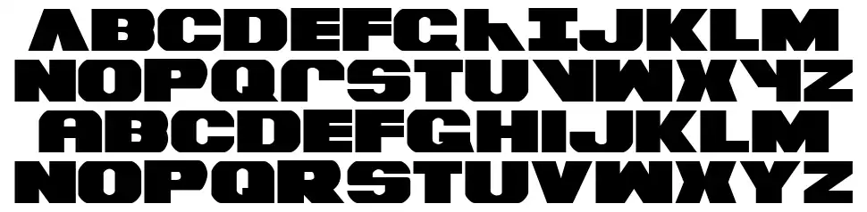 Bummerfont specimens