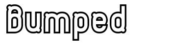 Bumped schriftart