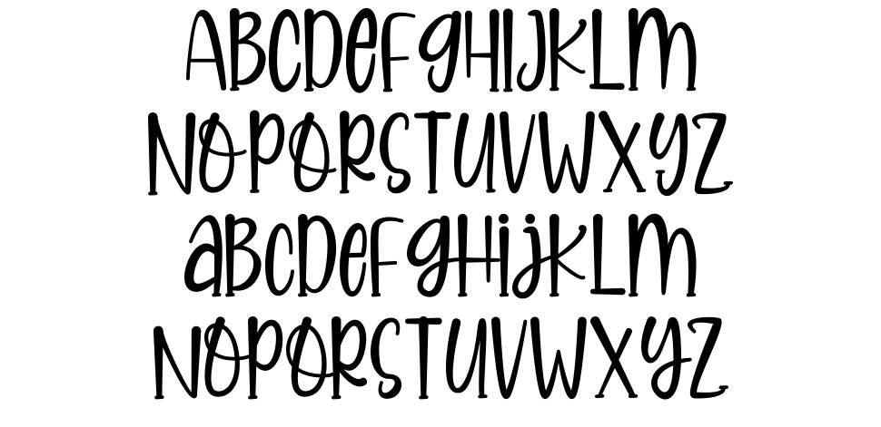 Bungee Jumpings font specimens