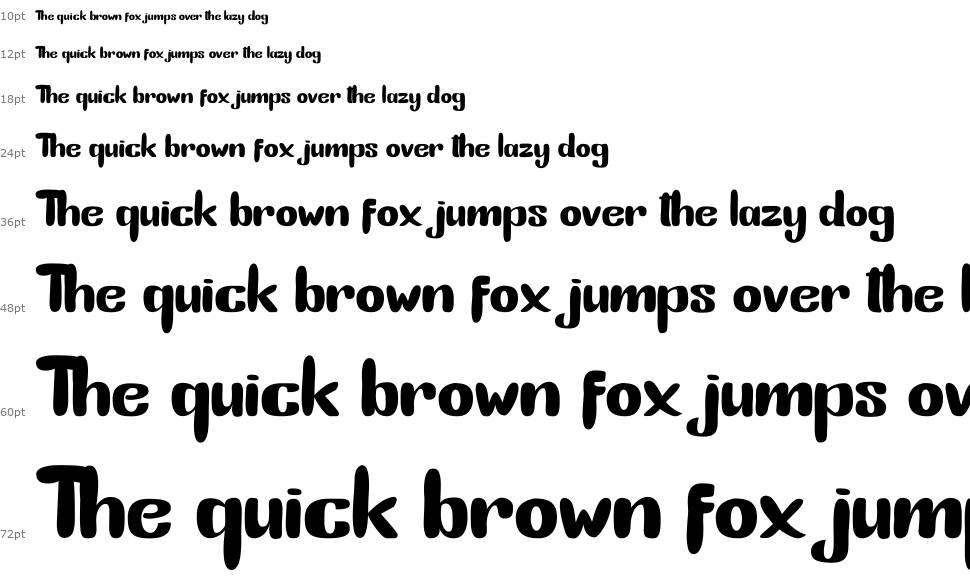 Bunny Funny шрифт Водопад