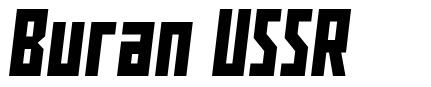 Buran USSR шрифт