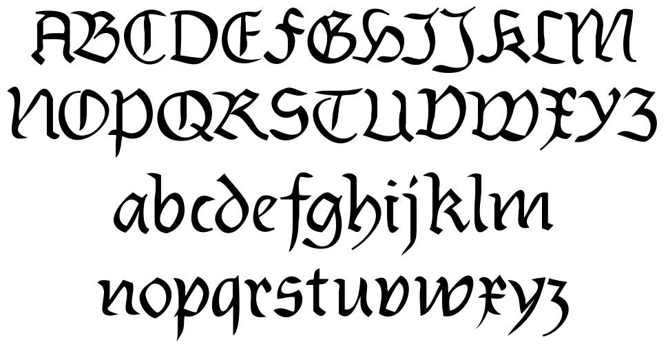 Burtinomatic フォント 標本