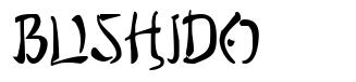 Bushido шрифт