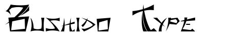 Bushido Type шрифт