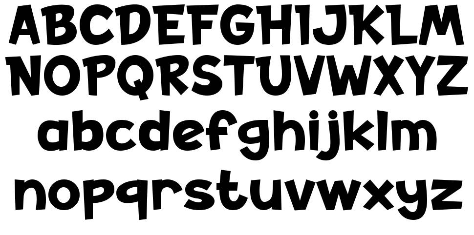 Busy Bee font specimens