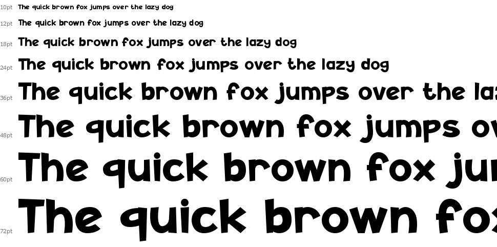 Busy Bee font Waterfall