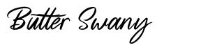 Butter Swany font
