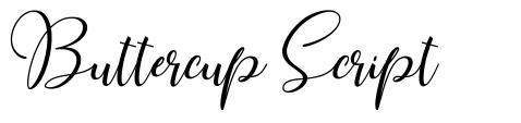 Buttercup Script schriftart