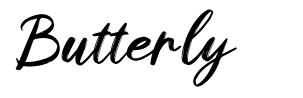 Butterly font