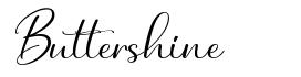 Buttershine шрифт