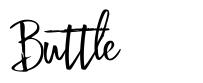 Buttle font