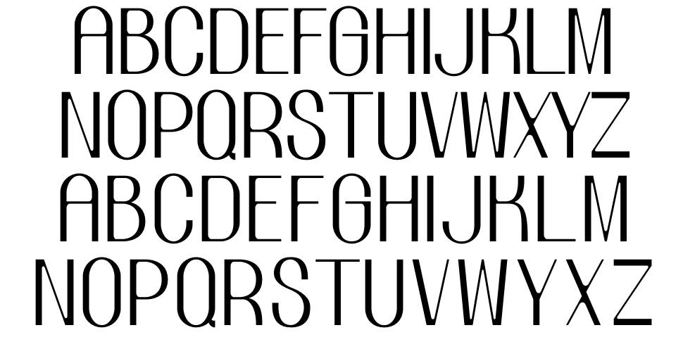 Buvica font specimens