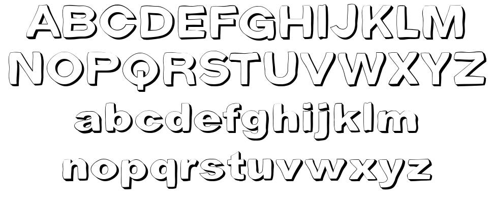 Buzlu Buz font specimens