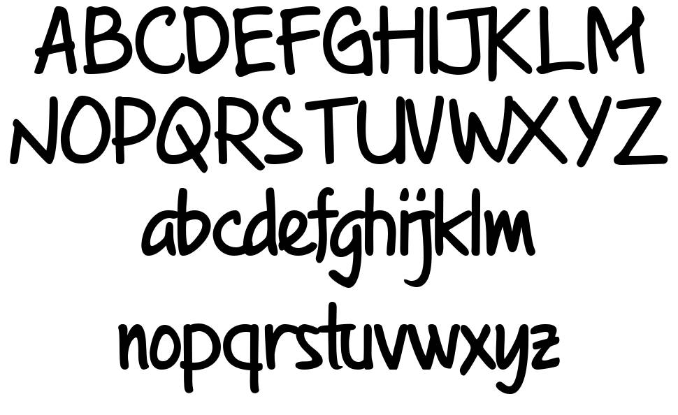 By Note font specimens