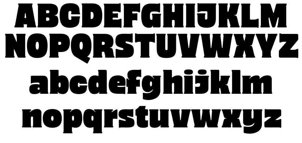 Bylander font specimens