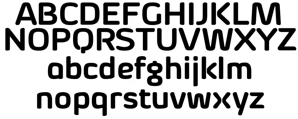 Byom font specimens