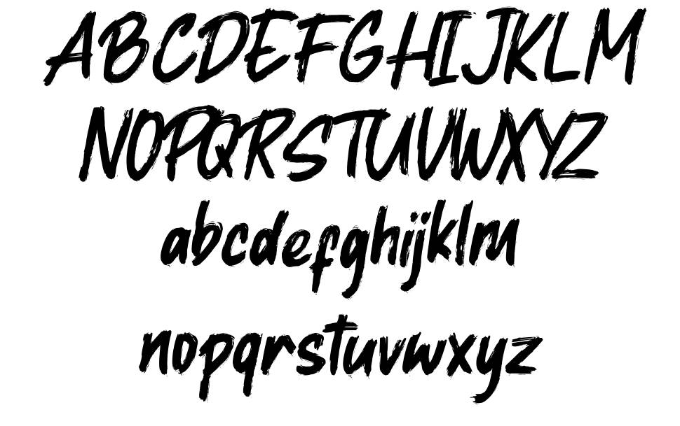 Byonlhy font specimens