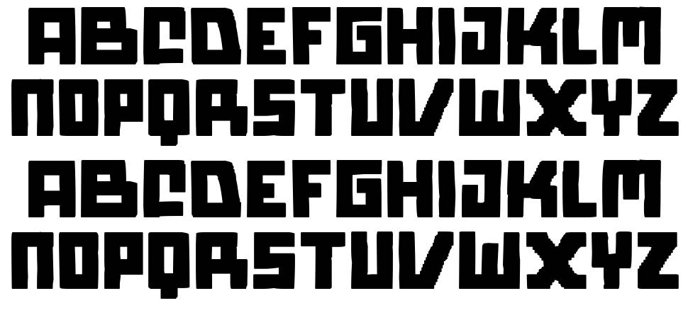 Byorg font specimens