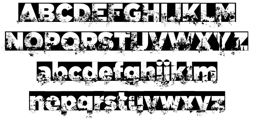 C.A. Garrutas font specimens