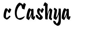 c Cashya font