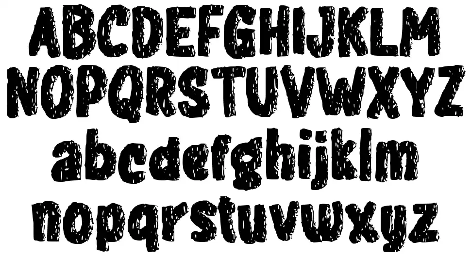 c Caves font specimens