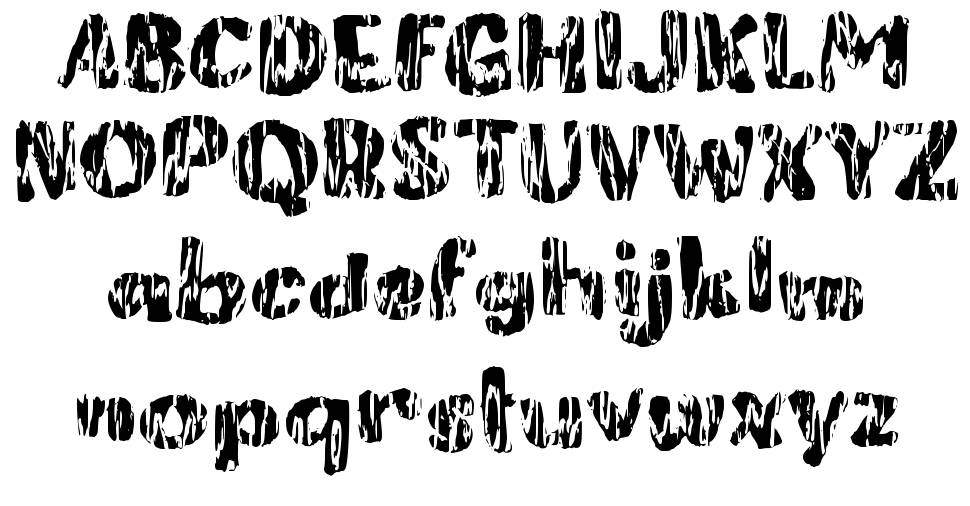 c Cengkar font specimens