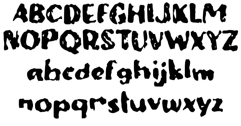 c Cerangka font specimens
