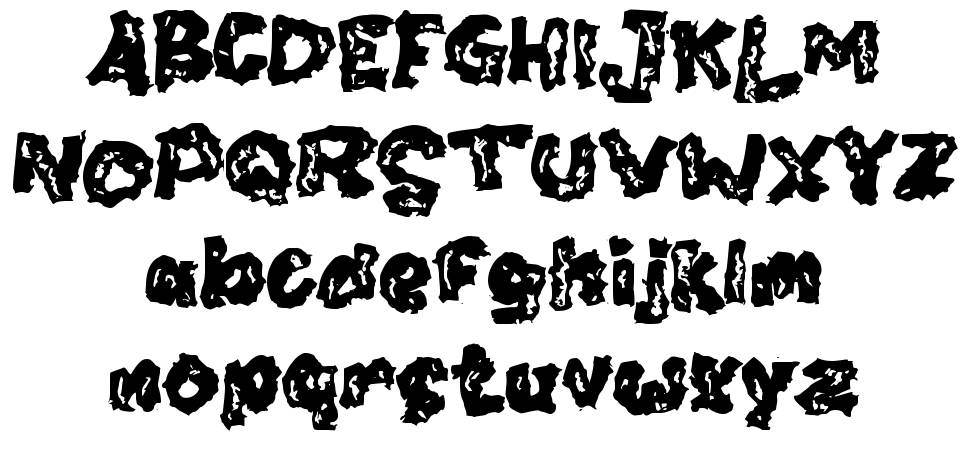 c Chorva フォント 標本