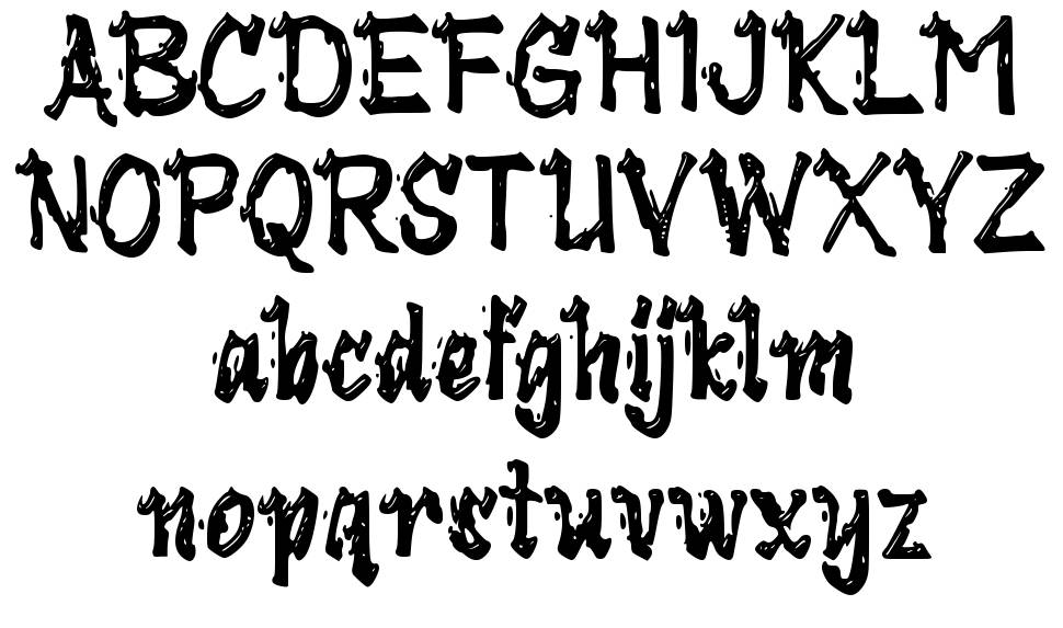 c Coleslaw font Örnekler