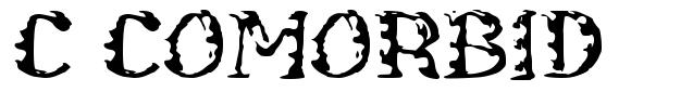 c Comorbid шрифт